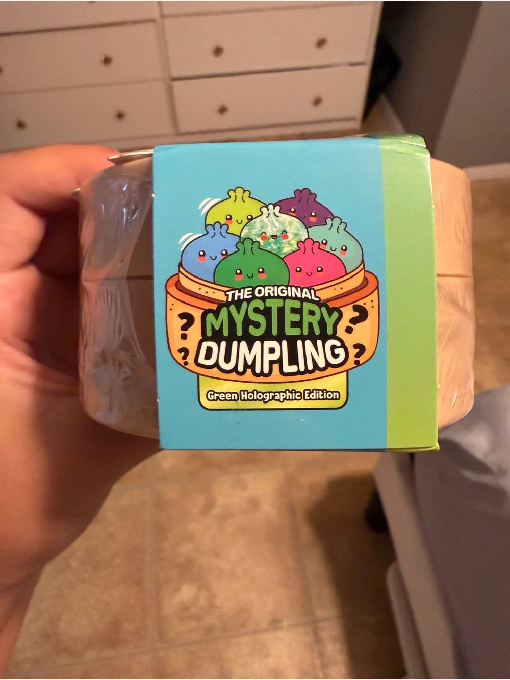 The Original Mystery Dumpling Toy - Green Holographic Edition RMS Sealed